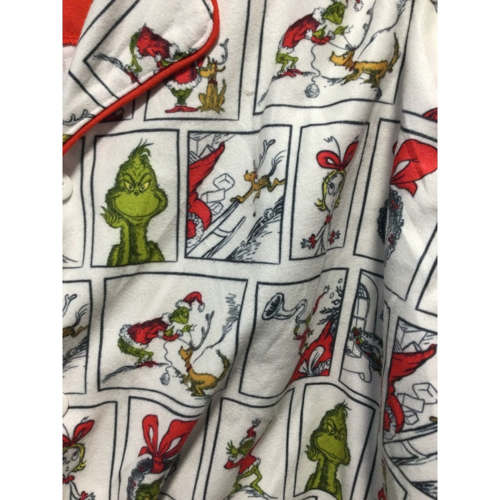 The Grinch Pajama top XXL Womens top only Comic Strip Sleepwear Holiday - Picture 3 of 6